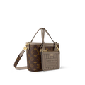 Neverfull Bandoulière Inside Out BB Tote Bag - Dark Fango / Monogram product image 1, provided for visual reference and
