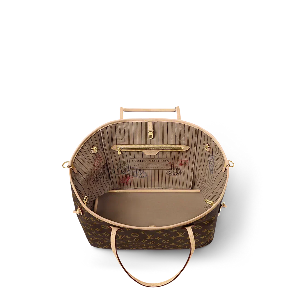 Louis Vuitton Neverfull Bandoulière Inside Out GM Handbag product image 5, provided for visual reference and product detail
