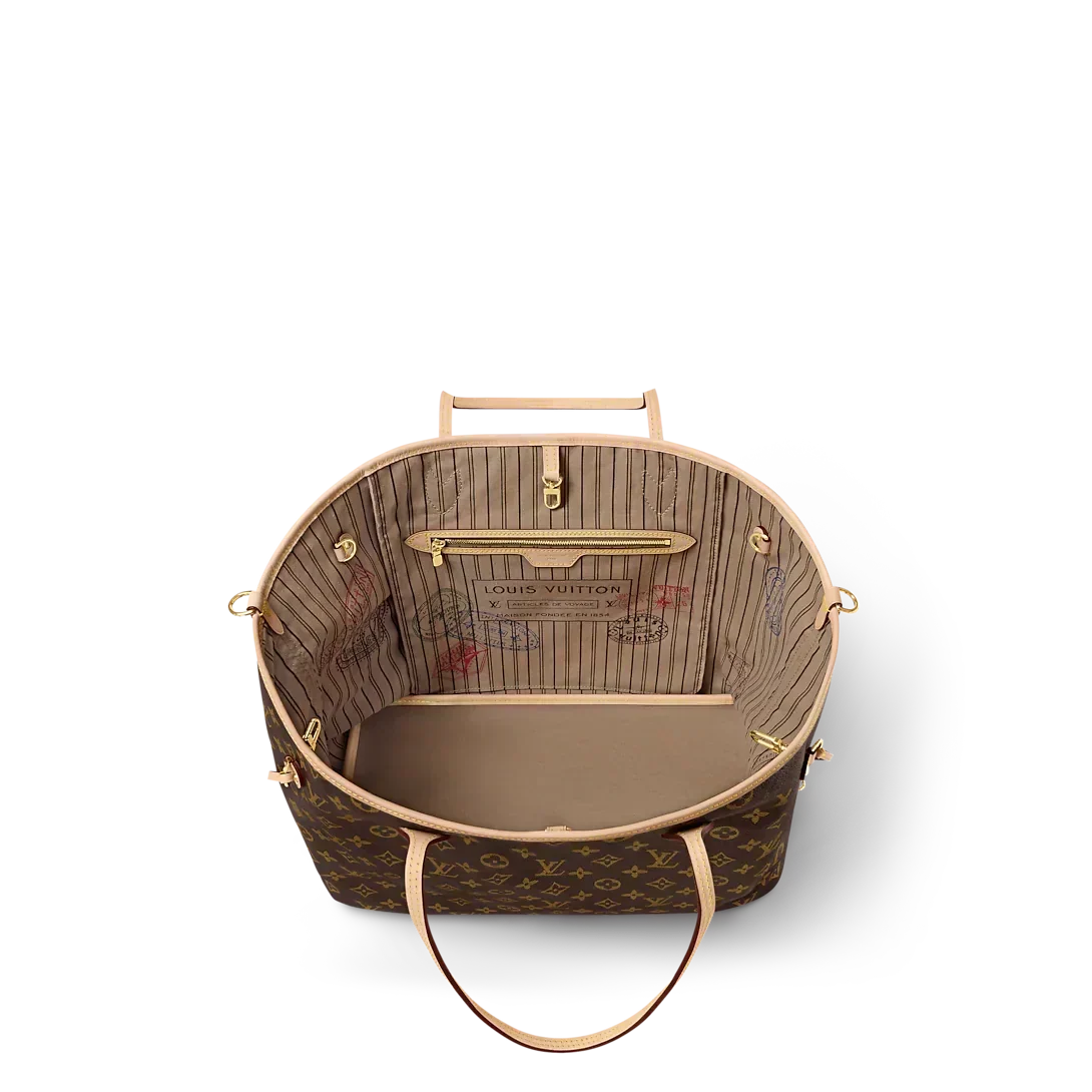 Louis Vuitton Neverfull Bandoulière Inside Out GM Handbag product image 5, provided for visual reference and product detail