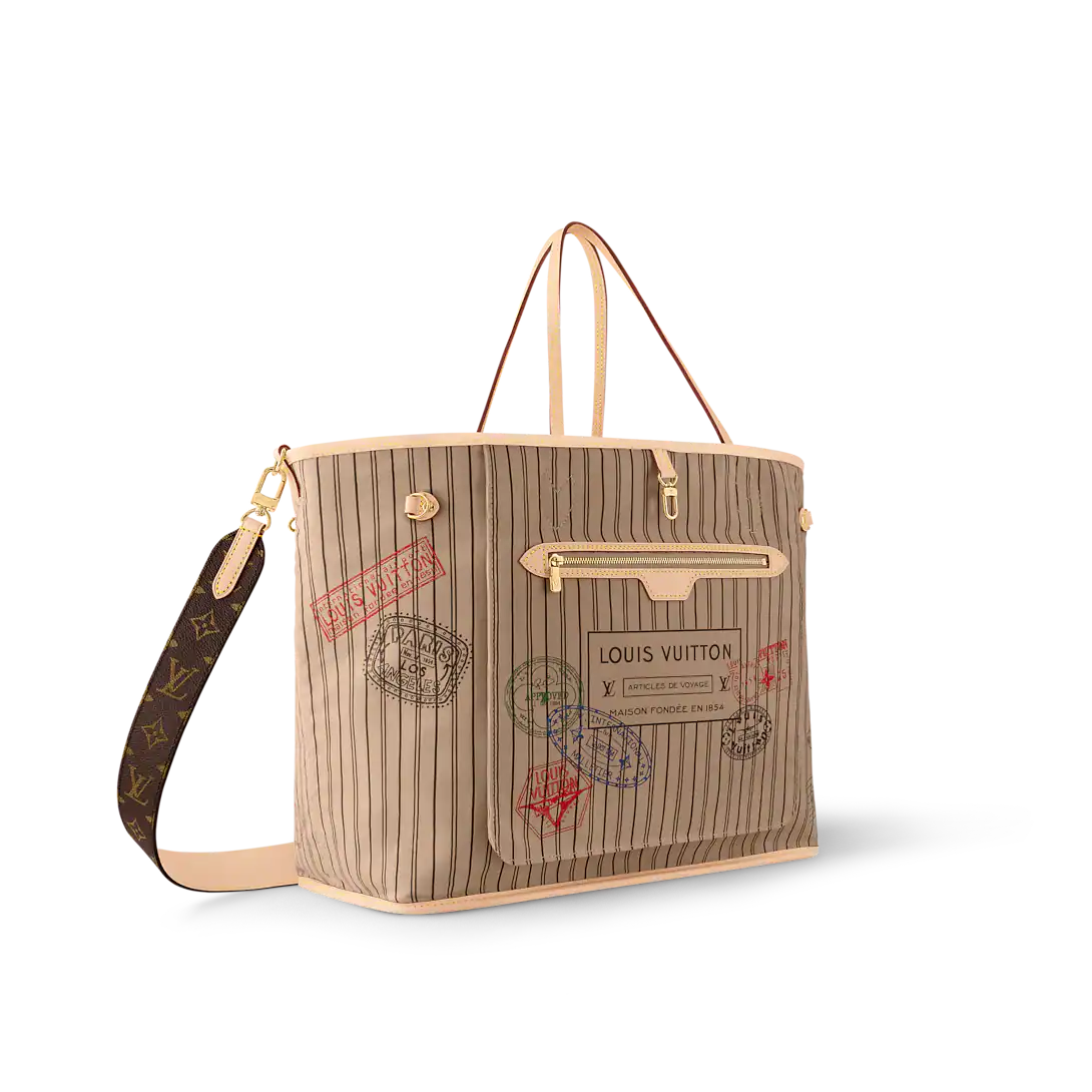Louis Vuitton Neverfull Bandoulière Inside Out GM Handbag product image 1, provided for visual reference and product detail