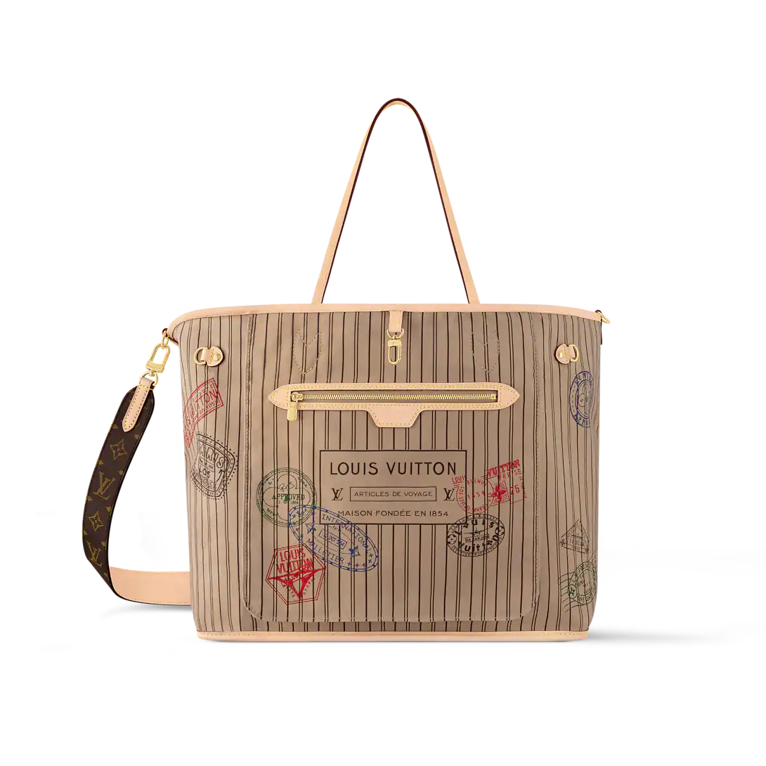 Louis Vuitton Neverfull Bandoulière Inside Out GM Handbag product image 3, provided for visual reference and product detail