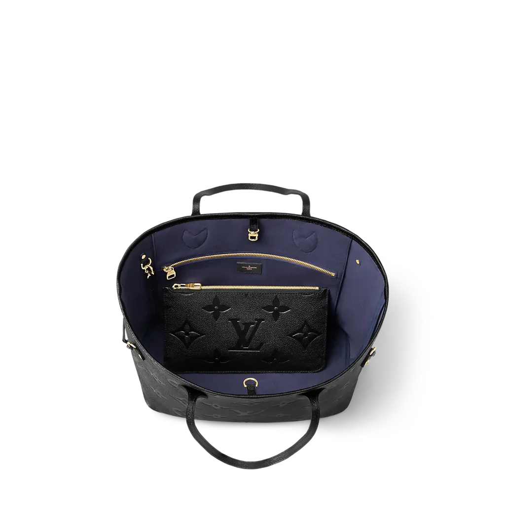 Louis Vuitton Neverfull MM Monogram Empriente Black Tote Bag product image 3, provided for visual reference and product