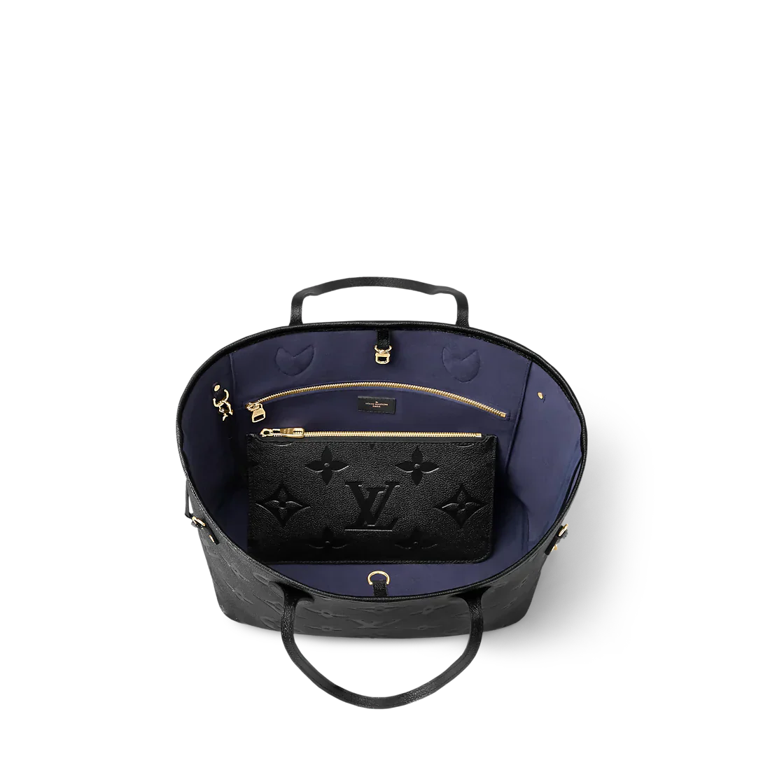 Louis Vuitton Neverfull MM Monogram Empriente Black Tote Bag product image 3, provided for visual reference and product