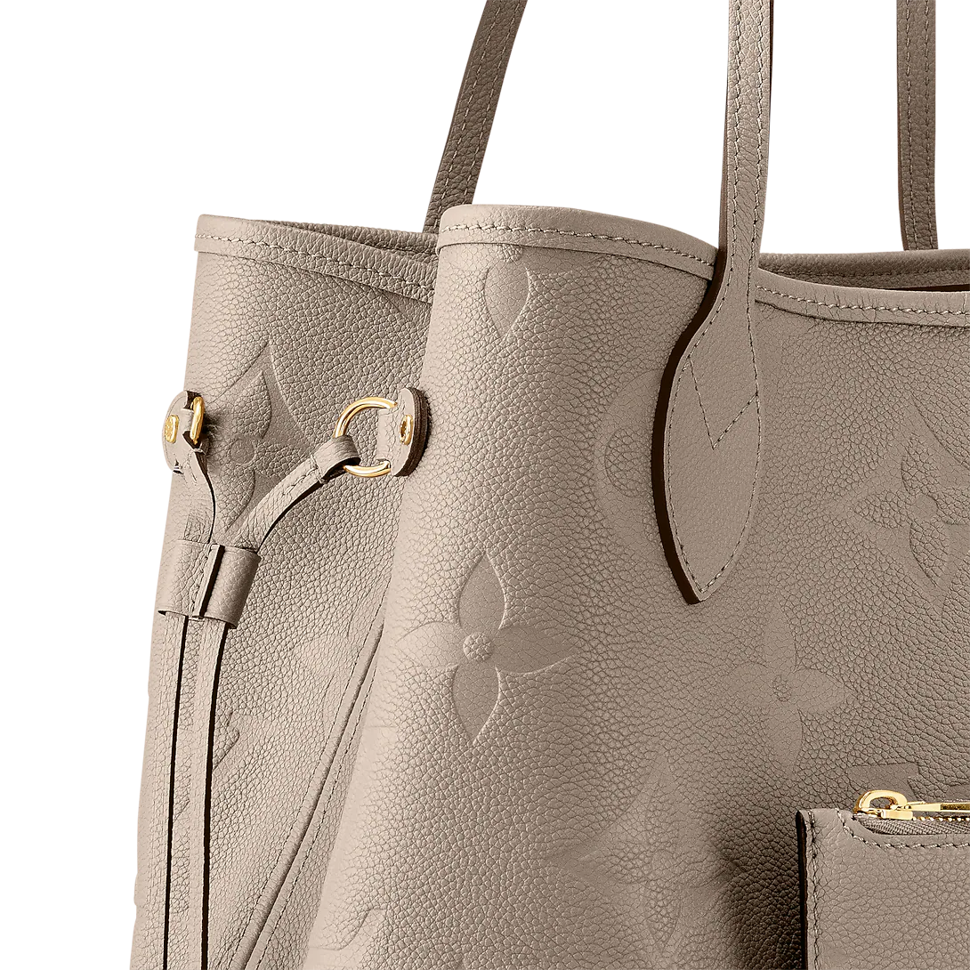 Louis Vuitton Neverfull MM Tourterelle Gray Tote Bag product image 6, provided for visual reference and product detail review