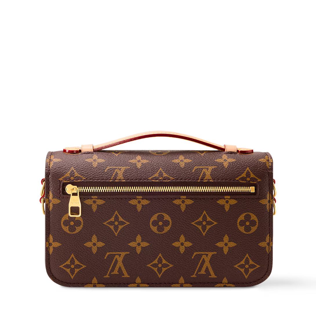 LV Pochette Métis East West Monogram Canvas Handle Crossbody Bag with Chain Strap and Leather Trim product image 6, provided