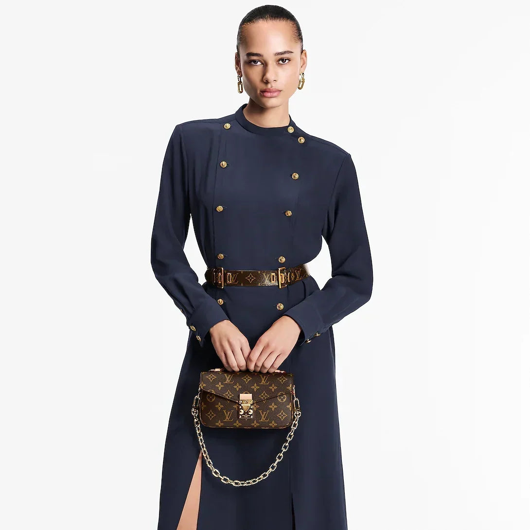 LV Pochette Métis East West Monogram Canvas Handle Crossbody Bag with Chain Strap and Leather Trim product image 3, provided