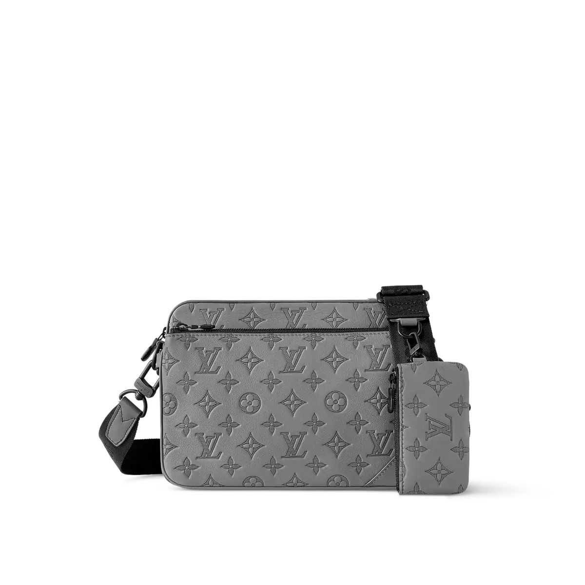 Louis Vuitton Trio Messenger Bag - Anthracite Gray product image 1, provided for visual reference and product detail review