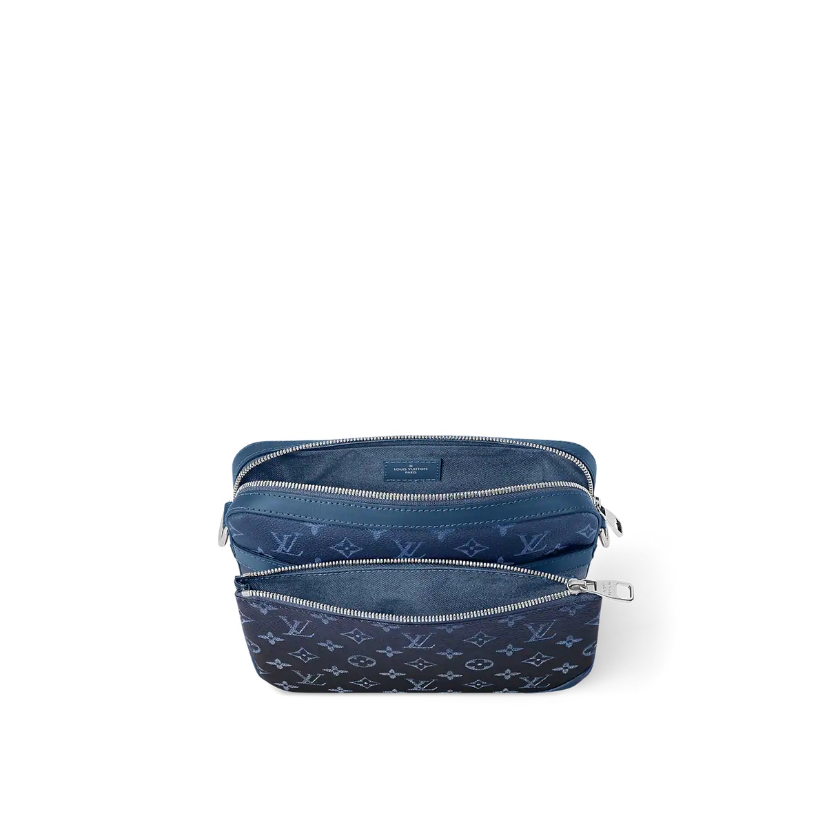 Trio Messenger Bag - Navy Blue product image 3, provided for visual reference and product detail review