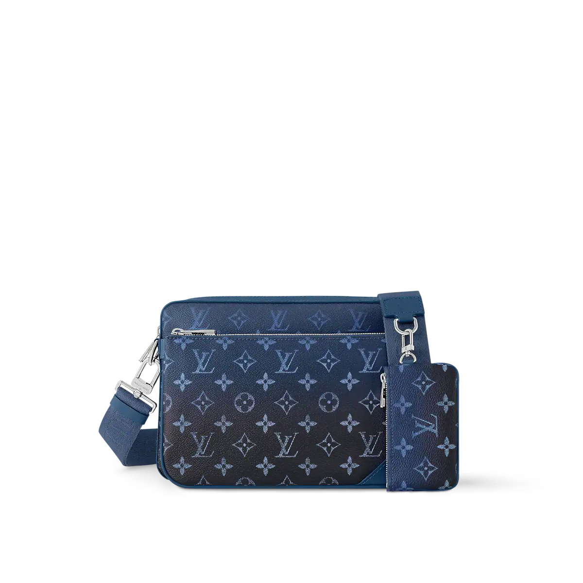 Trio Messenger Bag - Navy Blue product image 1, provided for visual reference and product detail review