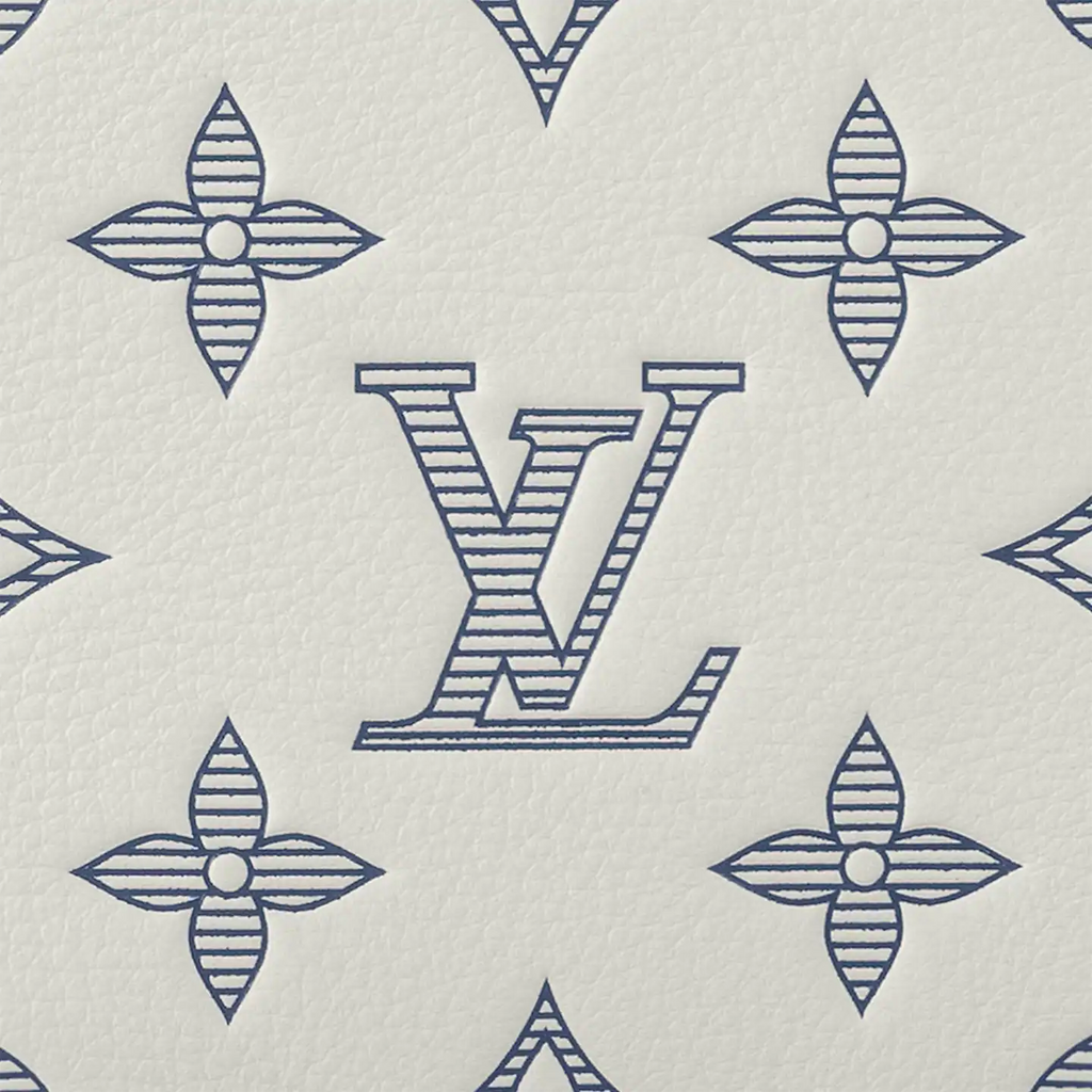 Louis Vuitton Trio Messenger Bag - White & Navy Blue product image 6, provided for visual reference and product detail review