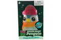 NeeDoh Polar Glow Penguin Squishy Toy - Blue, Super Solid Squish Sticker Version product image 1, provided for visual
