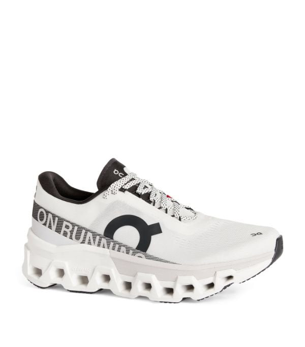 On Cloudmonster 2 White/Black Running Shoes product image 5, provided for visual reference and product detail review