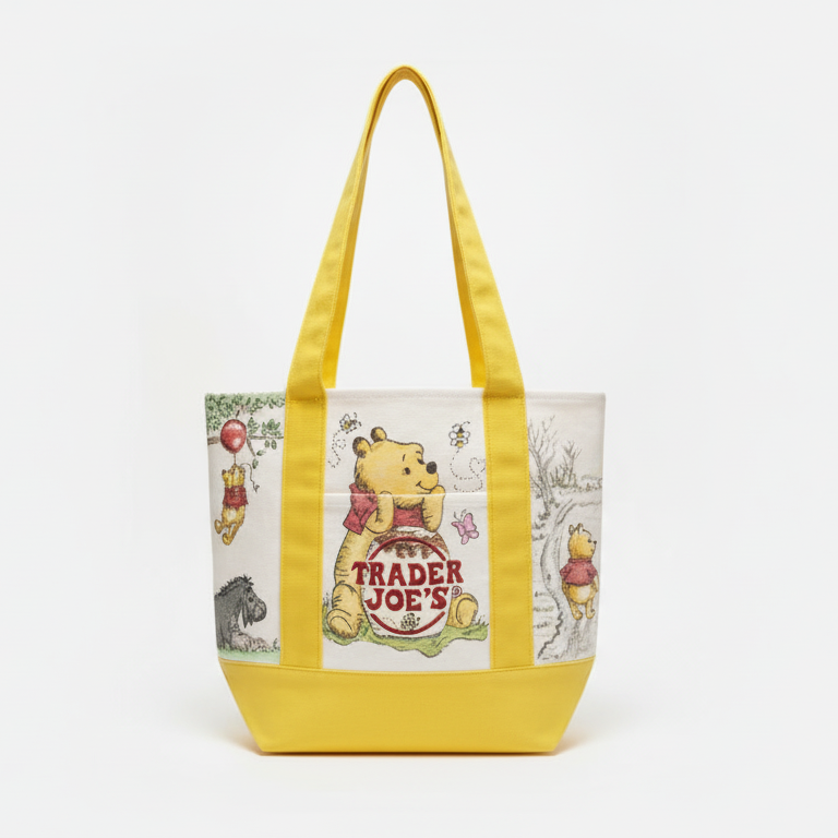 Winnie the Pooh x Trader Joe Tote Bags product image 2, provided for visual reference and product detail review