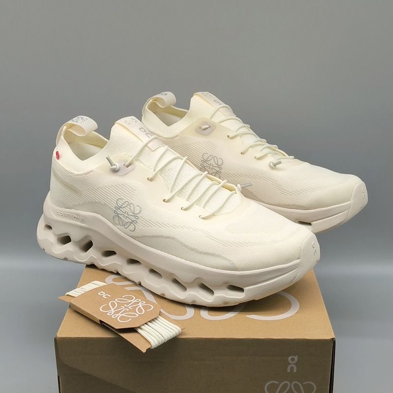LOEWE x On Cloudtilt Beige Lifestyle Sneakers product image 2, provided for visual reference and product detail review