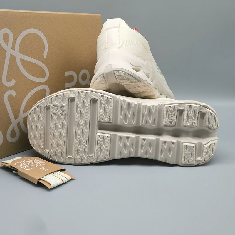 LOEWE x On Cloudtilt Beige Lifestyle Sneakers product image 1, provided for visual reference and product detail review