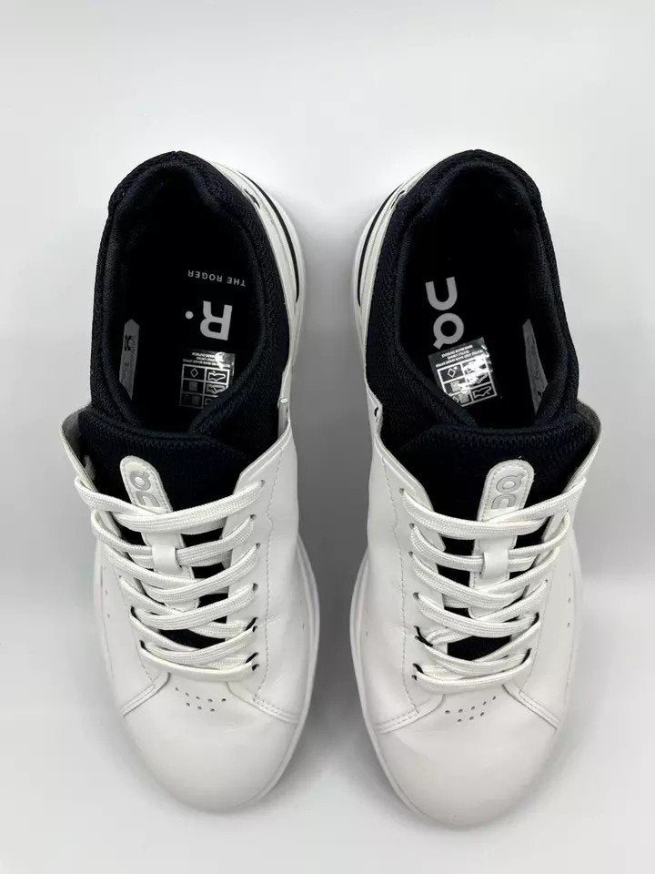 On The Roger Advantage White Midnight Lifestyle Sneakers product image 2, provided for visual reference and product detail