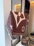 Louis Vuitton Monogram Fringe Square Scarf product image 1, provided for visual reference and product detail review