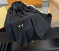 Louis Vuitton Navy Blue Patterned Scarf product image 1, provided for visual reference and product detail review