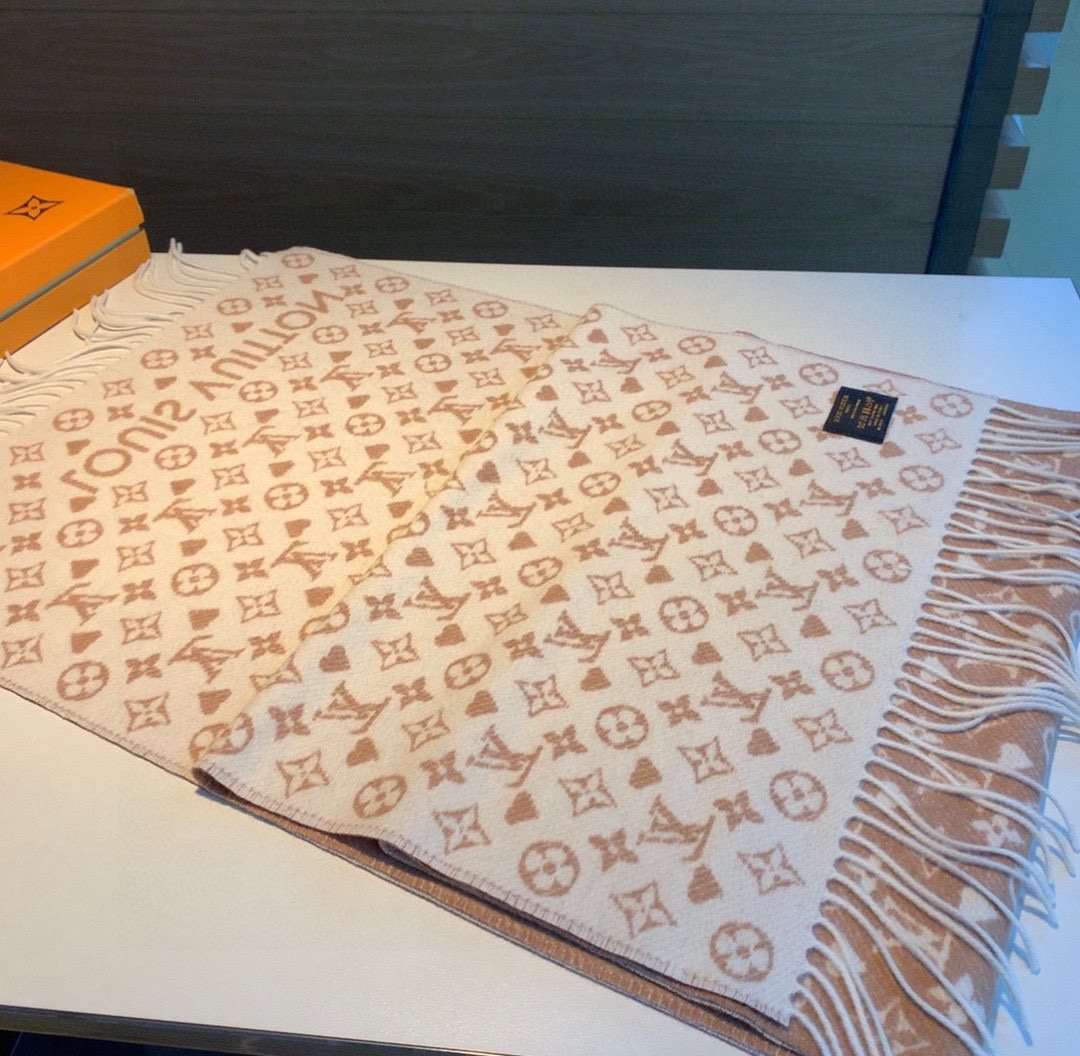 Louis Vuitton Reversible Monogram-Inspired Scarf product image 3, provided for visual reference and product detail review