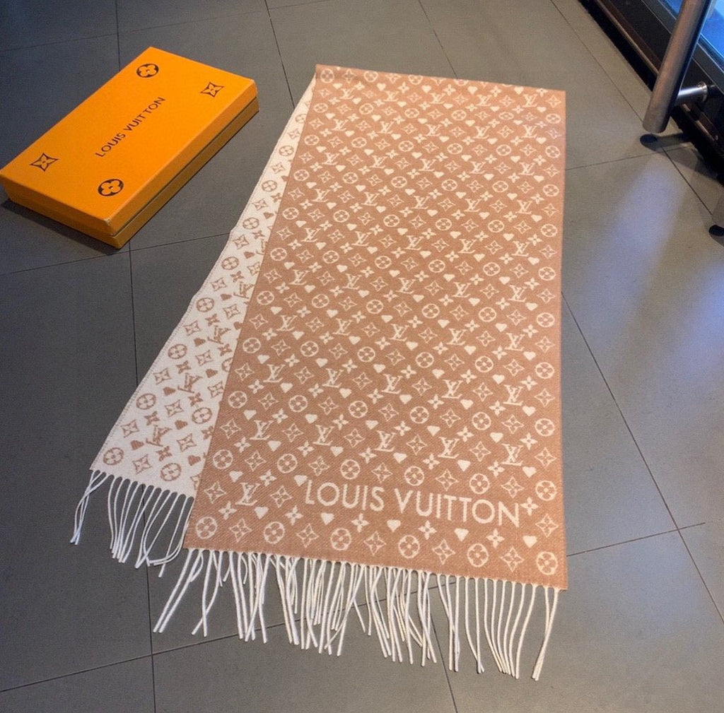 Louis Vuitton Reversible Monogram-Inspired Scarf product image 4, provided for visual reference and product detail review