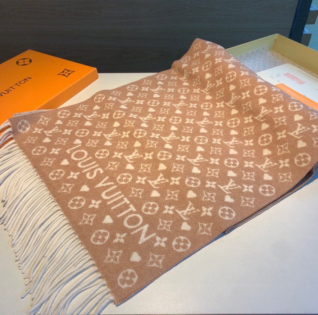 Louis Vuitton Reversible Monogram-Inspired Scarf product image 1, provided for visual reference and product detail review
