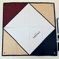 Chanel Geometric Color-Block Square Scarf product image 1, provided for visual reference and product detail review