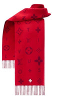 Louis Vuitton Reykjavik 2.0 Red Monogram Scarf product image 1, provided for visual reference and product detail review