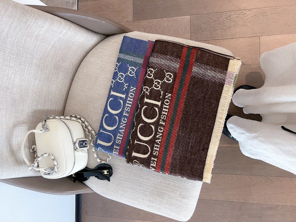 Gucci Reversible Logo Scarf product image 9, provided for visual reference and product detail review
