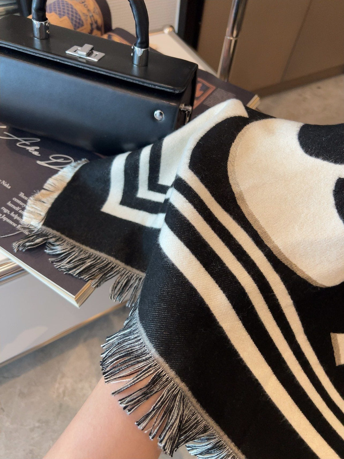 Chanel Floral Square Scarf product image 10, provided for visual reference and product detail review
