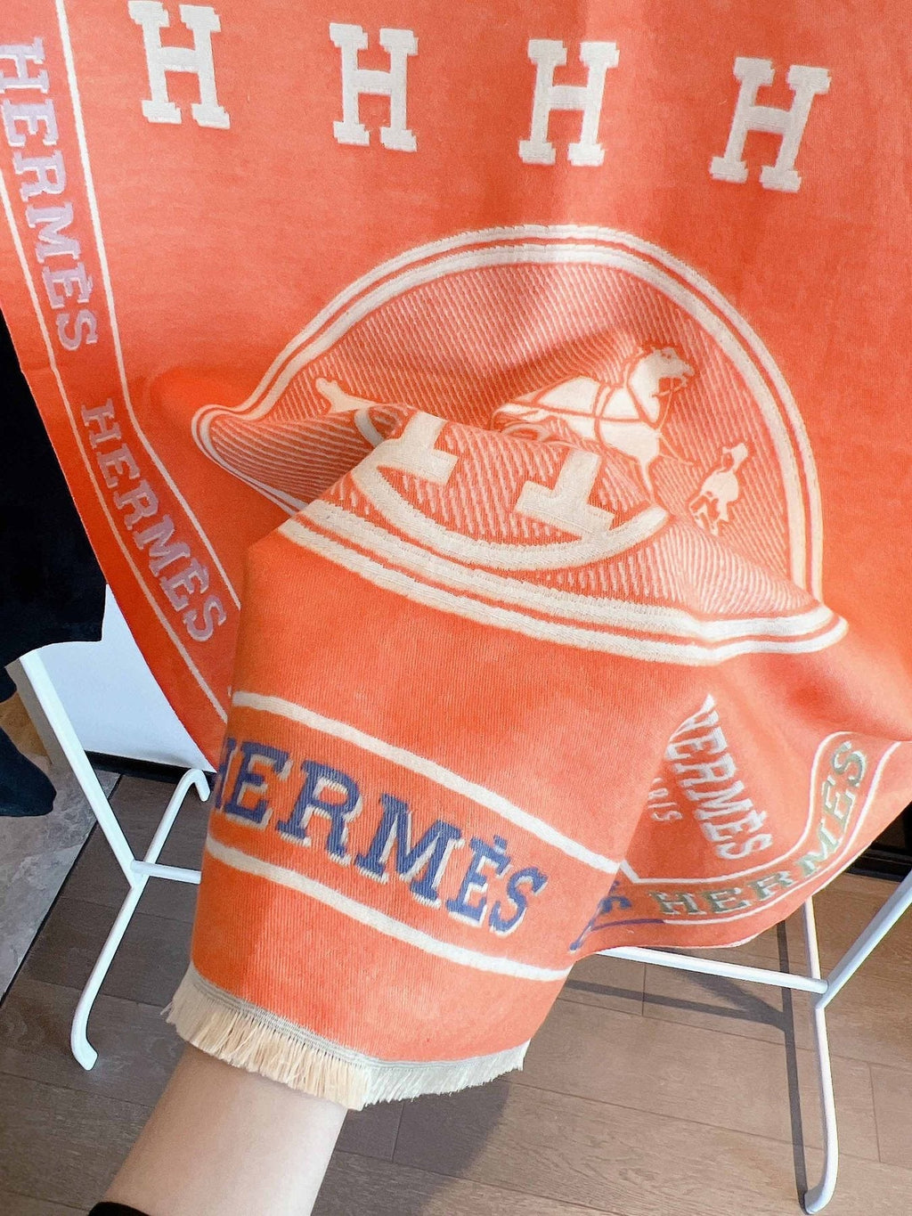 Hermès Equestrian Motif Scarf product image 8, provided for visual reference and product detail review