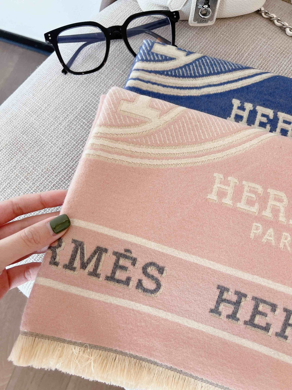 Hermès Equestrian Motif Scarf product image 9, provided for visual reference and product detail review