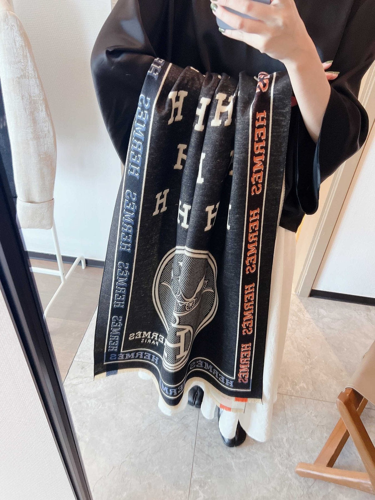 Hermès Equestrian Motif Scarf product image 4, provided for visual reference and product detail review