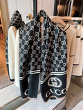 Gucci Jacquard Logo Scarf product image 1, provided for visual reference and product detail review