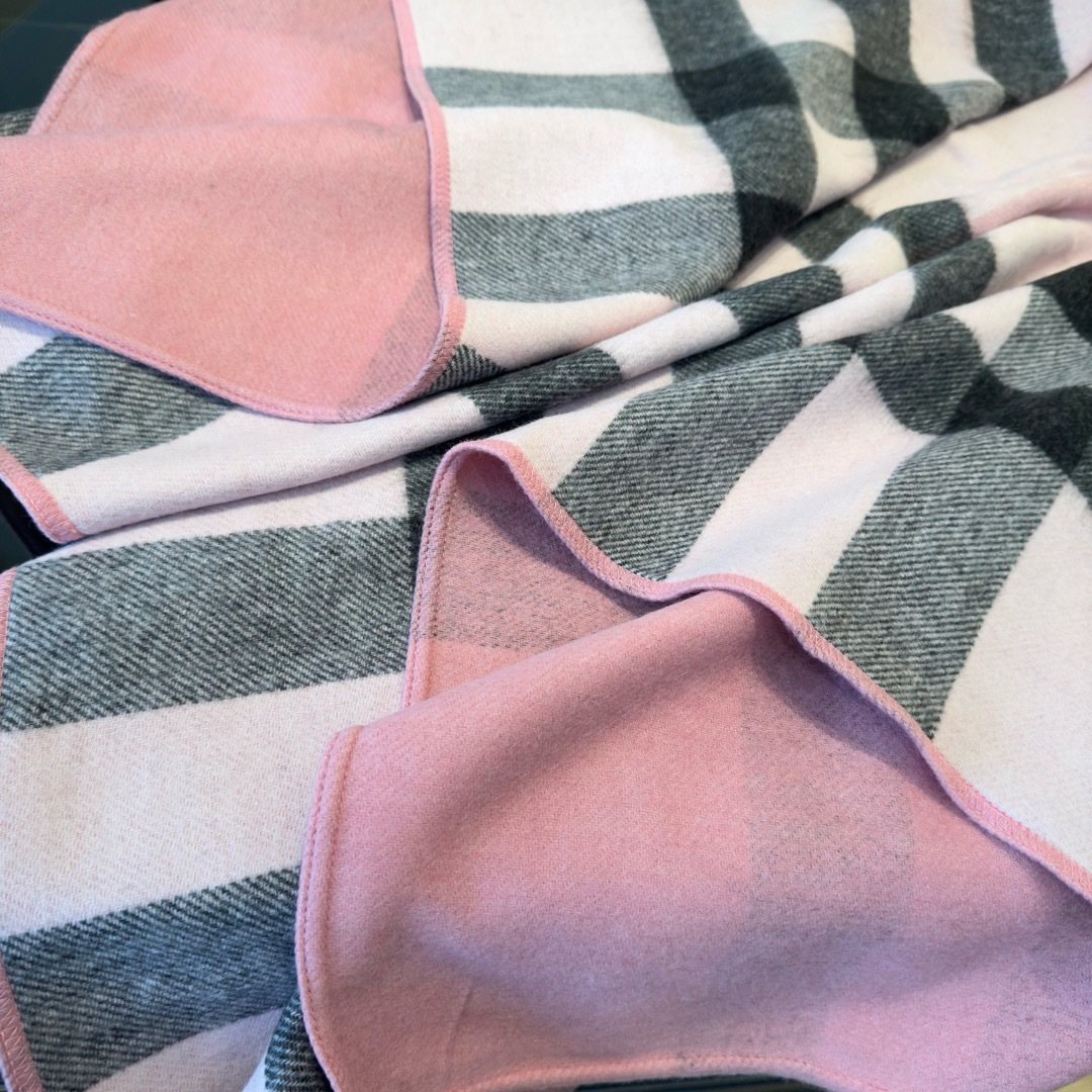 Burberry Reversible Plaid Cape Shawl product image 14, provided for visual reference and product detail review
