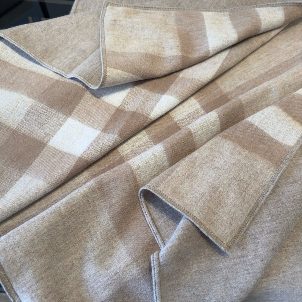 Burberry Reversible Plaid Cape Shawl product image 16, provided for visual reference and product detail review
