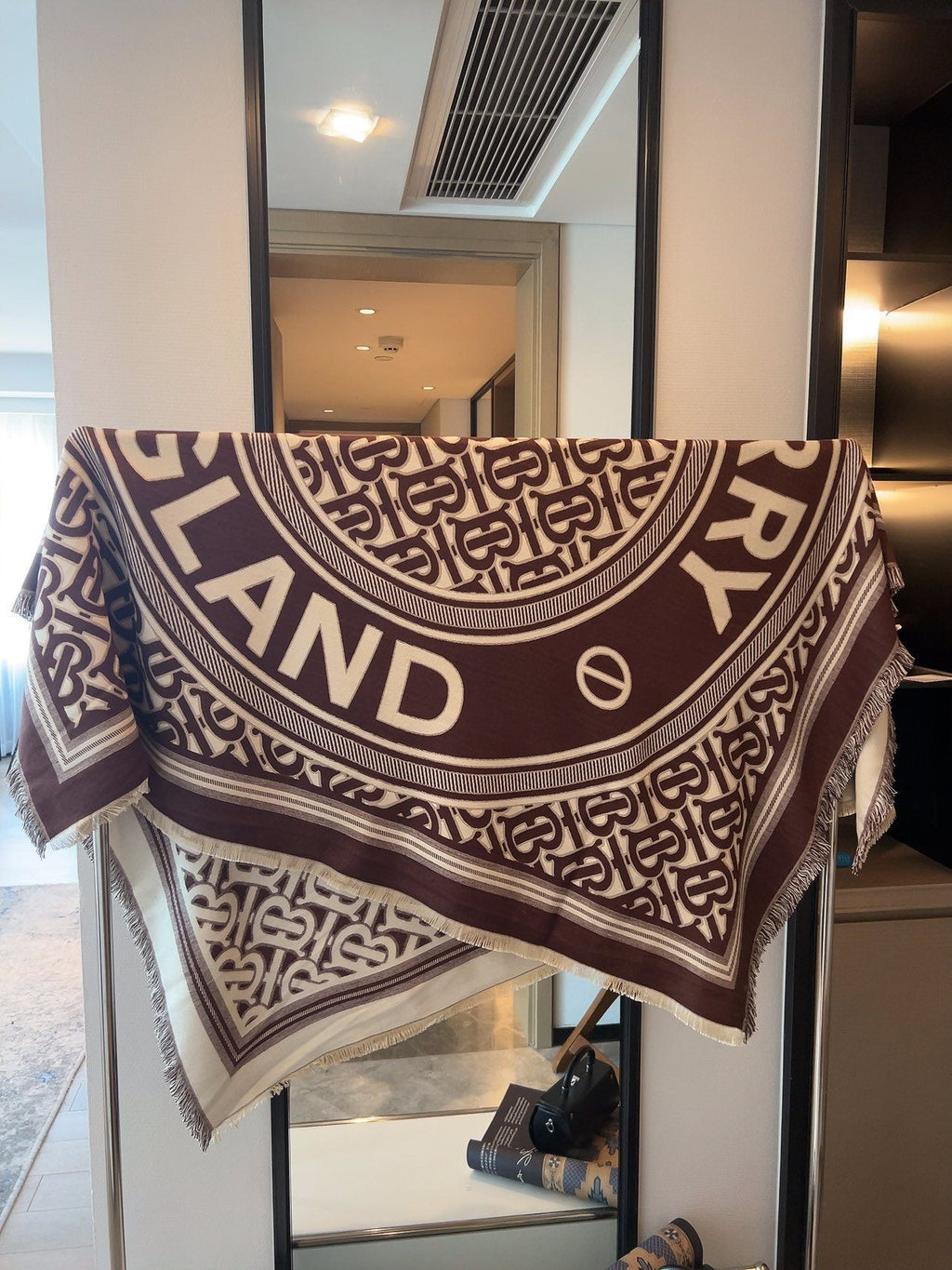Burberry Graphic Square Scarf product image 17, provided for visual reference and product detail review