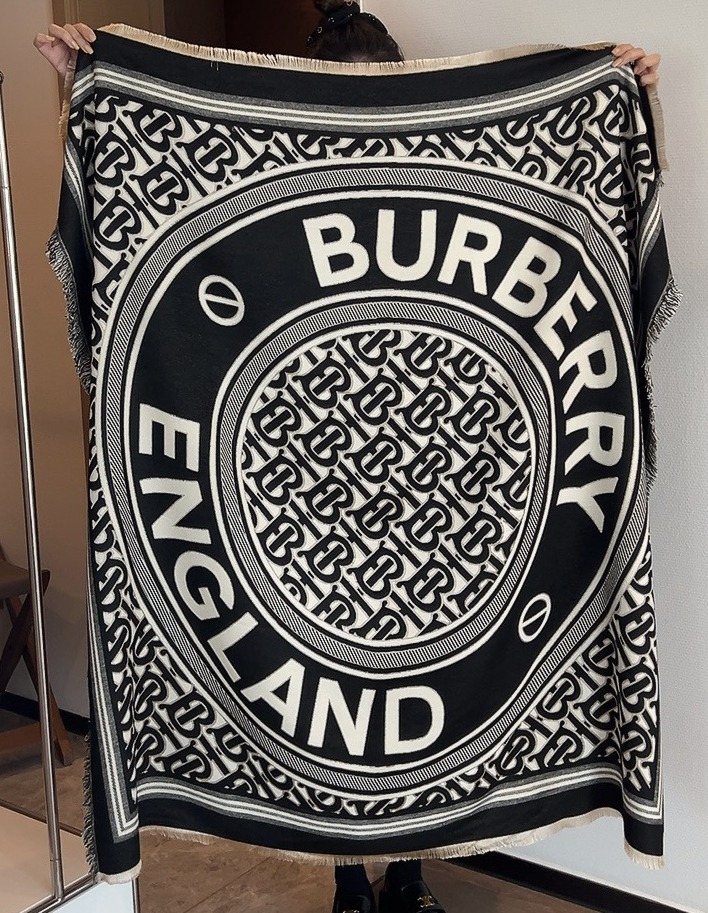 Burberry Graphic Square Scarf product image 1, provided for visual reference and product detail review