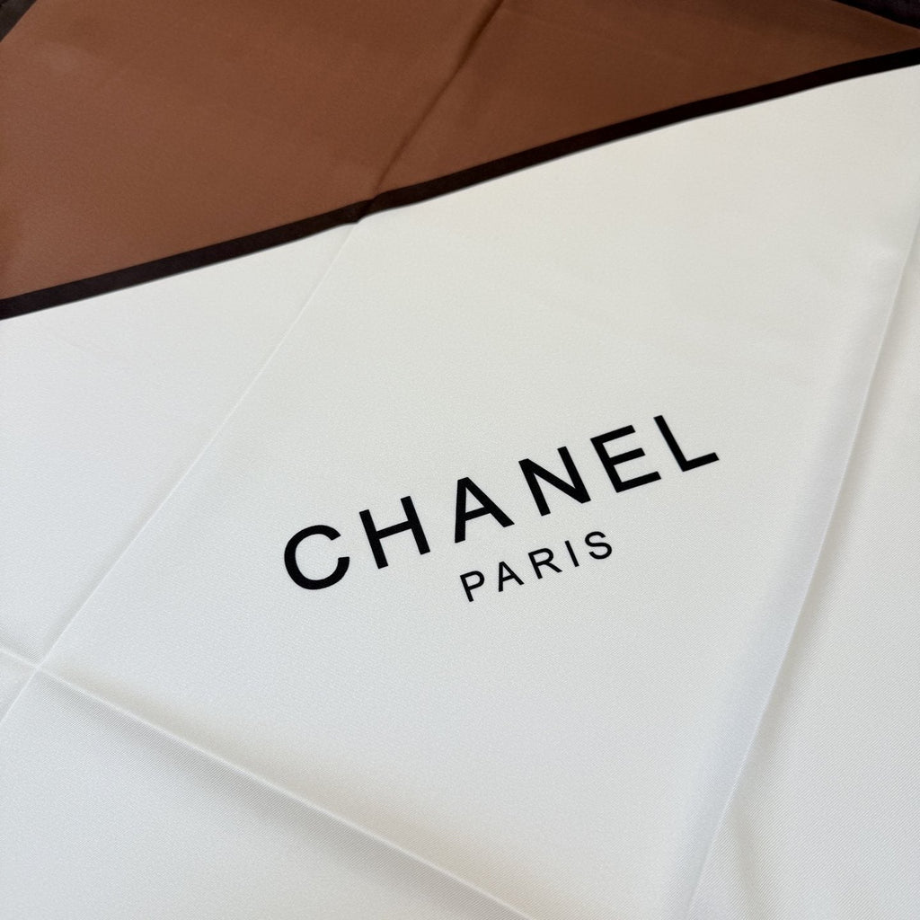 Chanel Blue Color-Block Square Scarf product image 13, provided for visual reference and product detail review