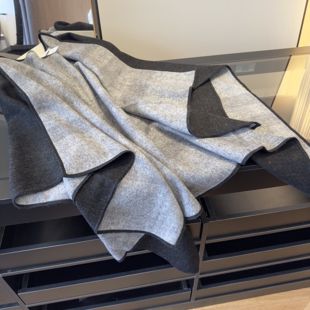 Burberry Reversible Plaid Cape Wrap product image 12, provided for visual reference and product detail review