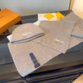 Louis Vuitton Rib-Knit Beanie & Scarf Set product image 1, provided for visual reference and product detail review