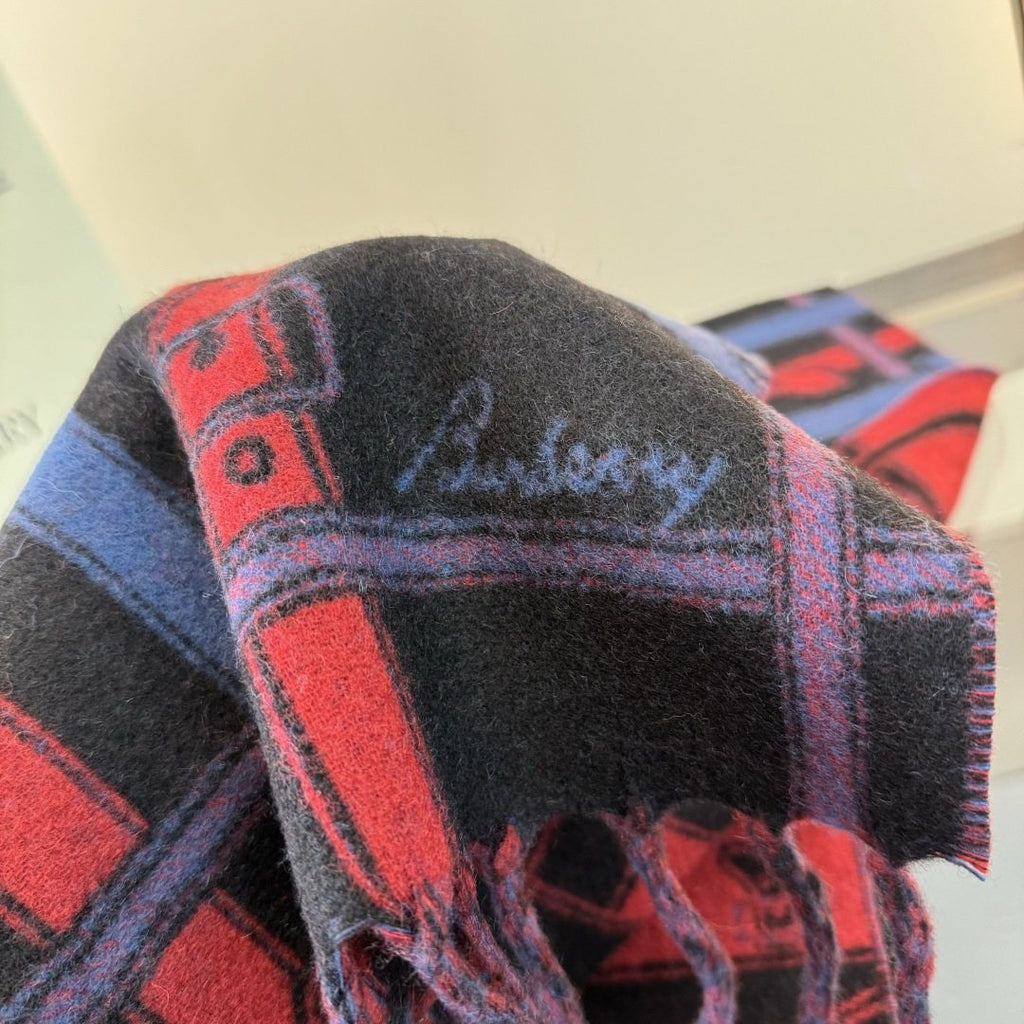 Burberry Geometric Fringed Scarf product image 16, provided for visual reference and product detail review