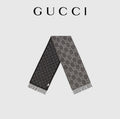 Gucci Interlocking G Fringed Scarf product image 1, provided for visual reference and product detail review