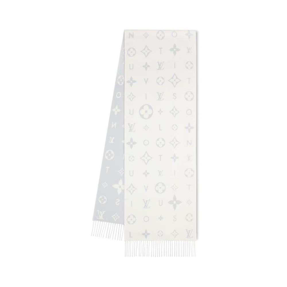 Louis Vuitton Reversible Floral Monogram Scarf - 180 x 55 cm product image 1, provided for visual reference and product
