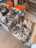 Dior Botanical Print Square Scarf product image 1, provided for visual reference and product detail review