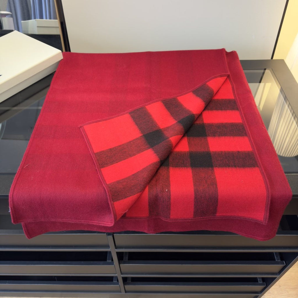 Burberry Reversible Plaid Poncho product image 1, provided for visual reference and product detail review