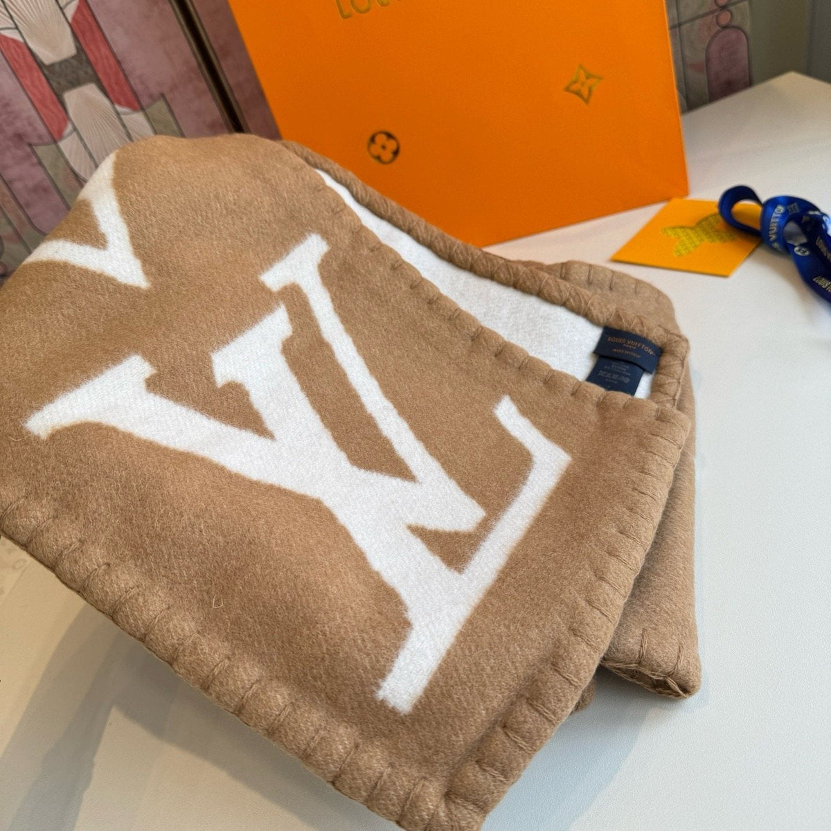 Louis Vuitton Oversized Monogram Fashion Scarf product image 13, provided for visual reference and product detail review