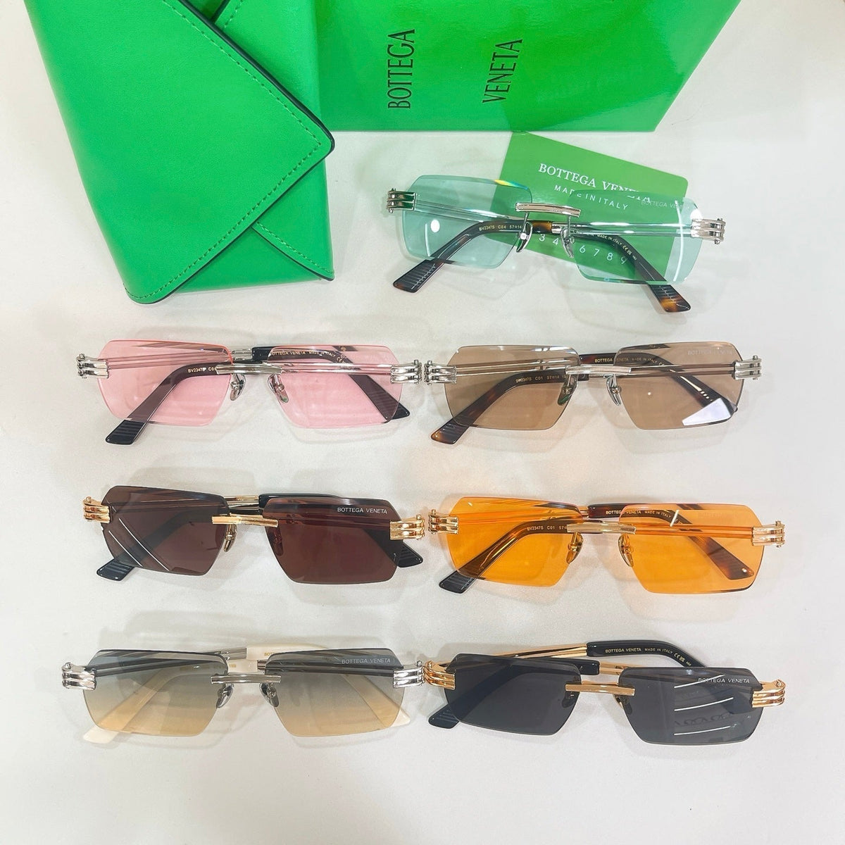 Bottega Veneta BV2347S Sunglasses product image 8, provided for visual reference and product detail review