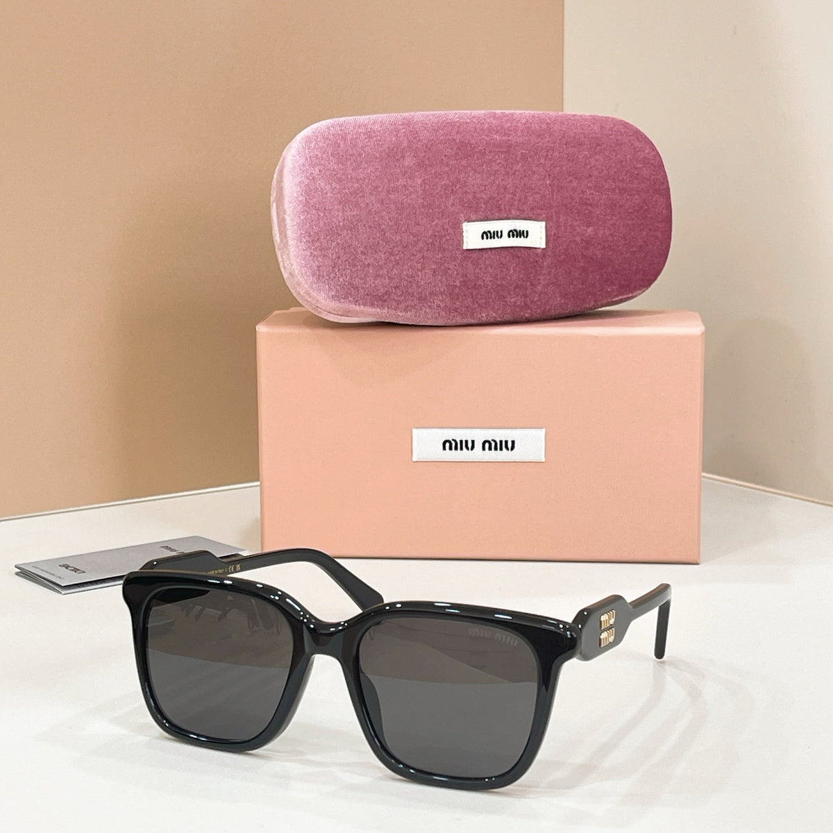 Miu Miu VMU 02Z Sunglasses product image 3, provided for visual reference and product detail review