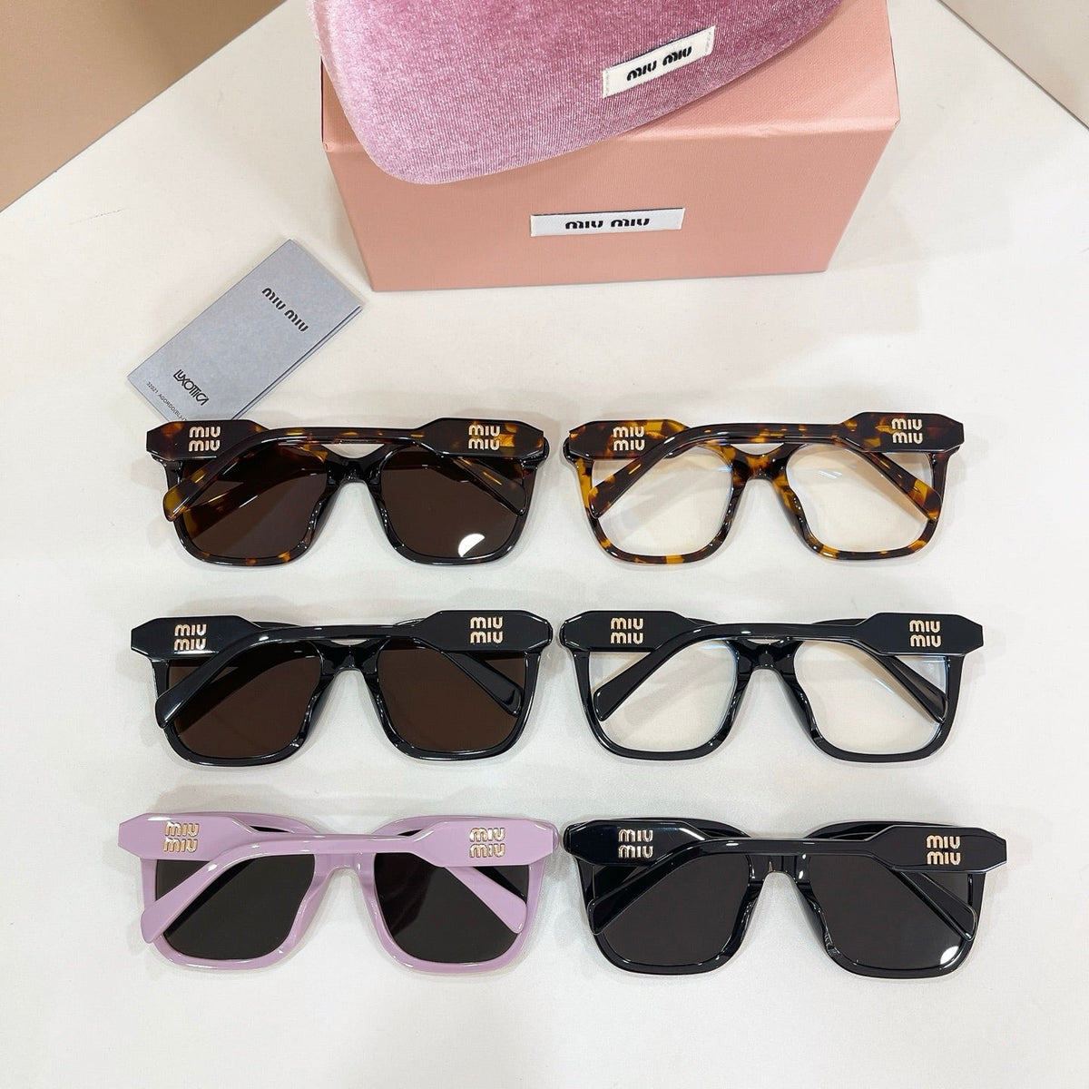 Miu Miu VMU 02Z Sunglasses product image 8, provided for visual reference and product detail review