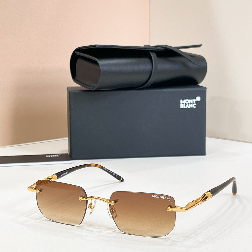 Montblanc MB0348S Sunglasses product image 6, provided for visual reference and product detail review